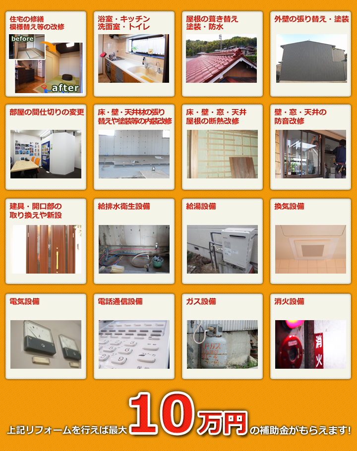 リフォーム補助金