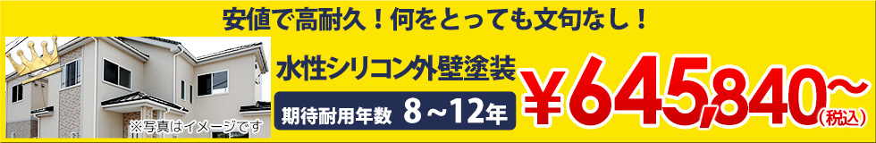 水性シリコン外壁塗装